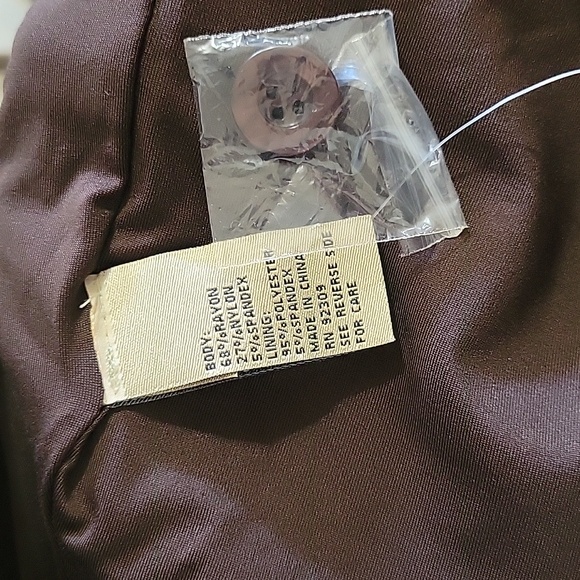 DG2 by Diane Gilman Brown Blazer - Picture 5 of 6